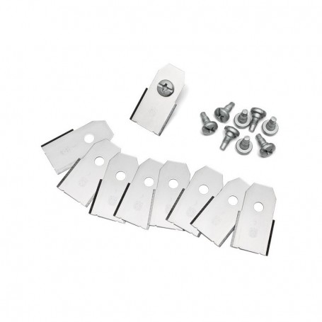 Zestaw noży - podwójne ostrze blister 9 szt